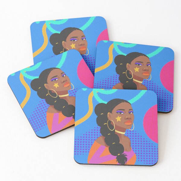 Item preview, Afro art hairstyle Young girl designed and sold by PauletteArt.