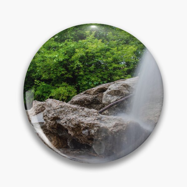 Item preview, Panoramic of Small Waterfall in a Forest designed and sold by jrtwynam.