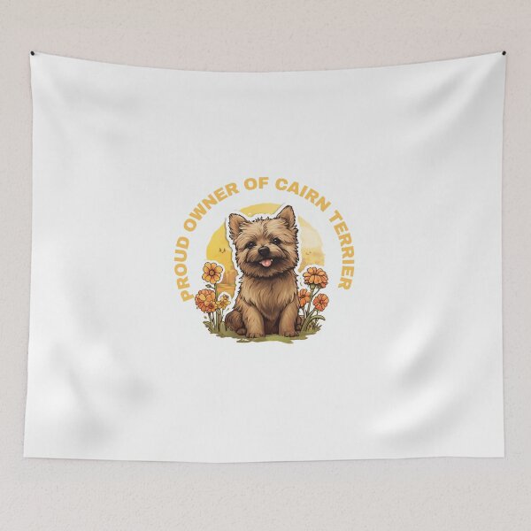 Artikelvorschau, Niedlicher Blumen-Cairn-Terrier-Mutter-Vater-Schutzengel-bester Freund-Hundepfote entworfen und verkauft von SMARTKIT DESIGNAGENCY.