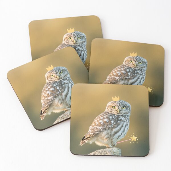 Item preview, Little owl prince designed and sold by snowyowls.