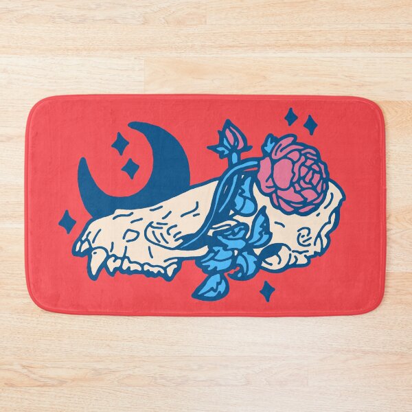 Item preview, Big Brown Bat & Roses designed and sold by HiddenStash.