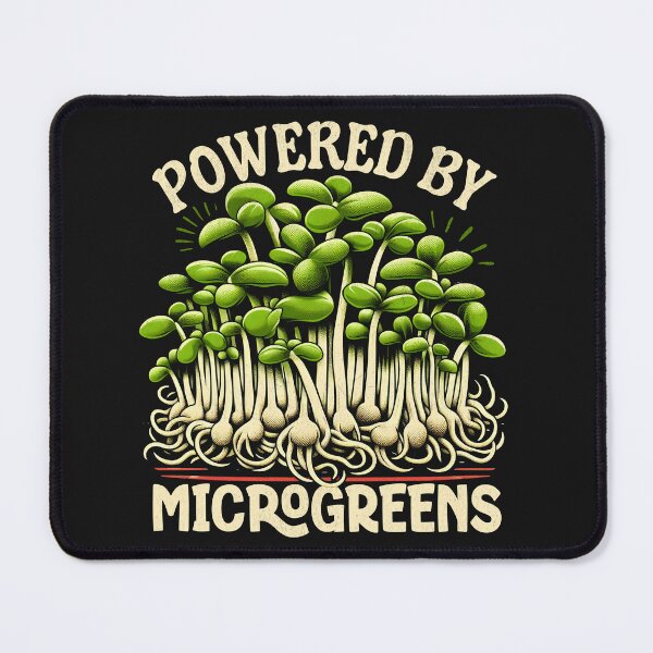 Item preview, Powered By Microgreens designed and sold by Beanster-nl.