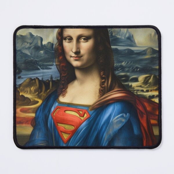 Item preview, Funny Super Woman Mona Liza  designed and sold by JeffyThePuppet.