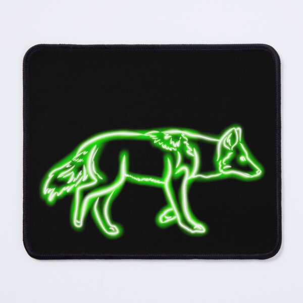 Item preview, Neon Coyote (Green) designed and sold by Old Water Cryptid .