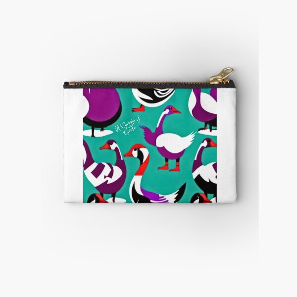 Item preview, A Gaggle of Geese colourful Scandinavian-inspired vintage design designed and sold by saywhatcreative.