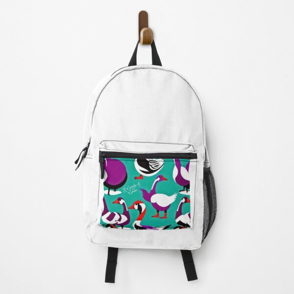 Item preview, A Gaggle of Geese colourful Scandinavian-inspired vintage design designed and sold by saywhatcreative.
