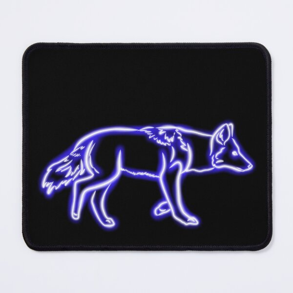 Item preview, Neon Coyote (Blue) designed and sold by Old Water Cryptid .
