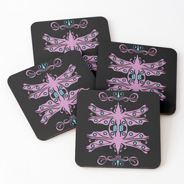 Item preview,  Dragonfly mating,pink and blue designed and sold by Dugleidy  Santos.