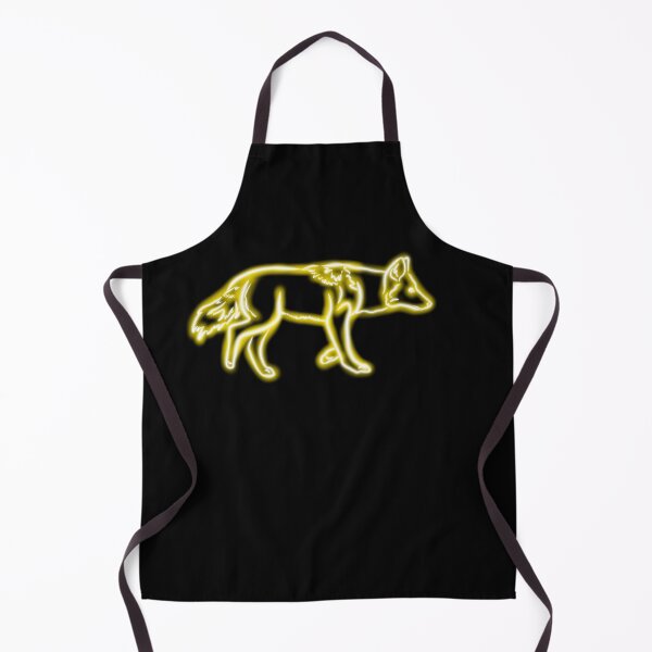 Item preview, Neon Coyote (Yellow) designed and sold by Old Water Cryptid .