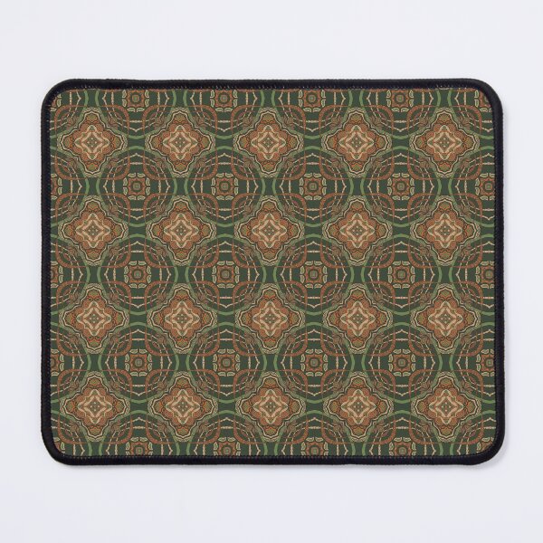Item preview, Orange And Green Vintage Geometric Pattern designed and sold by Zuriezuart.