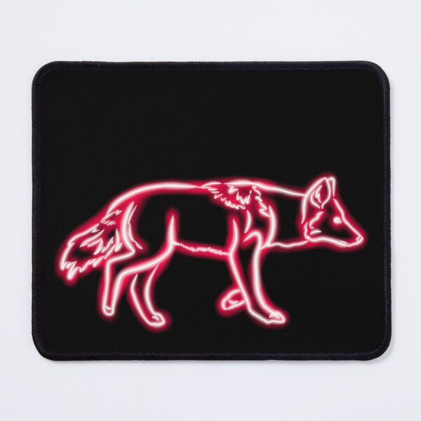 Item preview, Neon Coyote (Red) designed and sold by Old Water Cryptid .