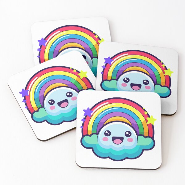 Item preview, Happy cloud with a rainbow designed and sold by ADcreate3D.