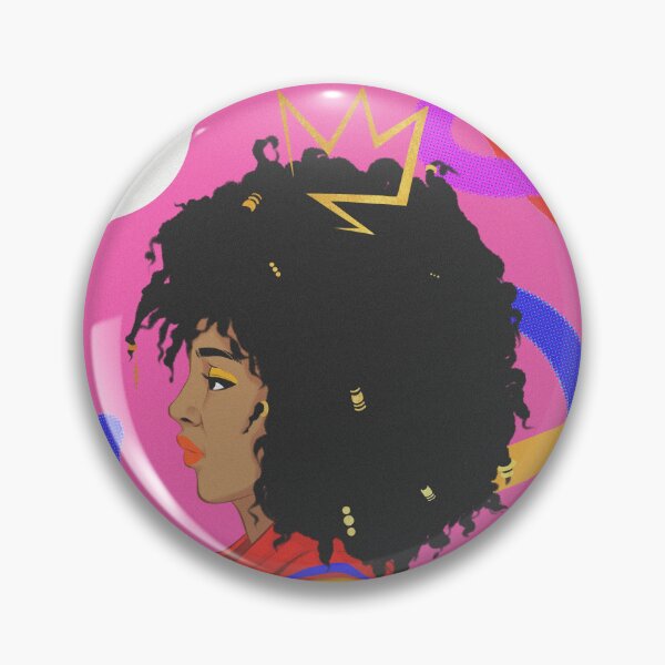 Item preview,  Afro art hairstyle Queen Crown designed and sold by PauletteArt.