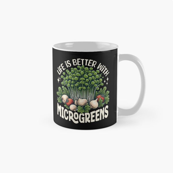 Aperçu de l'œuvre La vie est meilleure avec les microgreens créée et vendue par Beanster-nl.