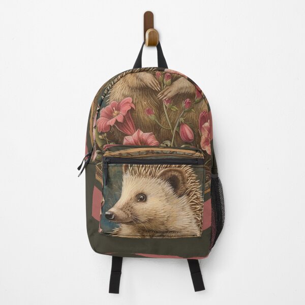 Item preview, Hedgehog with foxglove flowers. designed and sold by AnnDart.