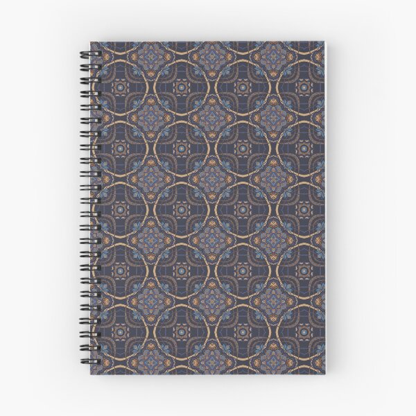 Item preview, Blue And Orange Vintage Geometric Pattern designed and sold by Zuriezuart.