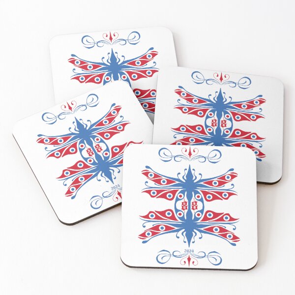 Item preview, Dragonfly mating,red and blue designed and sold by Dugleidy  Santos.