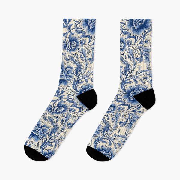 Item preview, Blue flowers designed and sold by fdgmtl.
