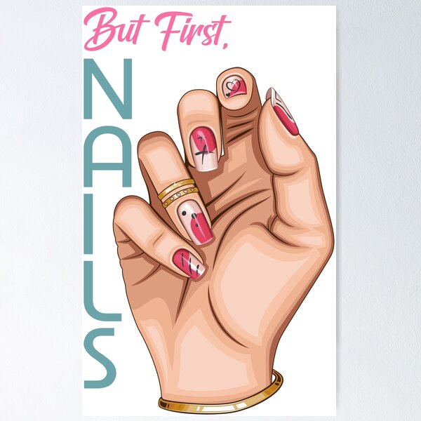 Graduation cap topper label/ Nail Technician/ offers Nail Hustler