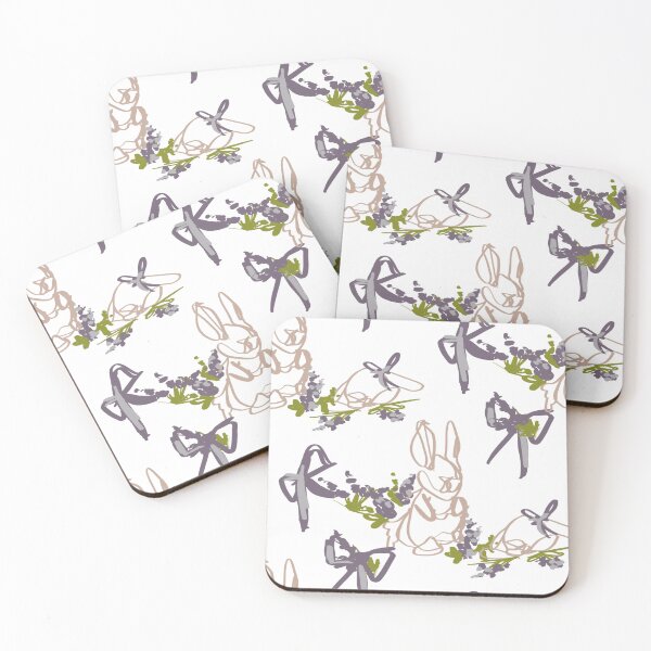 Item preview, Lilac bunnies designed and sold by Brushedscript.