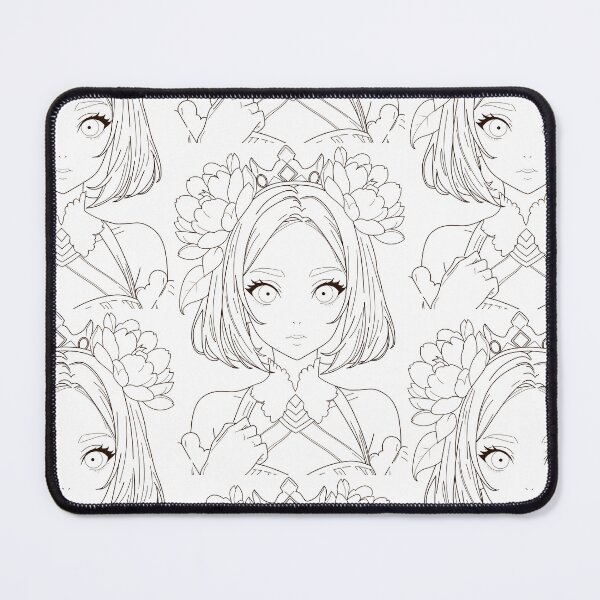 Item preview, Anime peony princess line drawing designed and sold by megami-dreams.