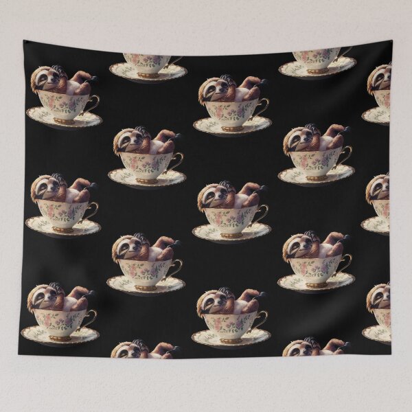 Item preview, Sloth teacup designed and sold by Darcie Smith.
