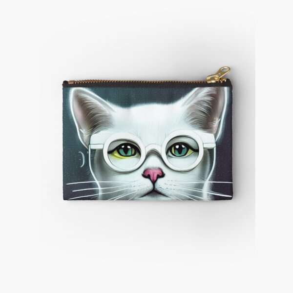 Item preview, White cat designed and sold by Stay-Pawsitive.
