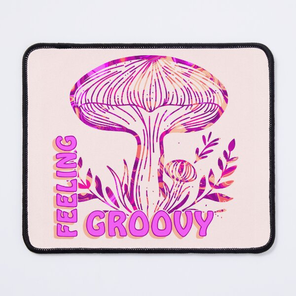 Item preview, Copy of “Feeling Groovy” Pink & Orange Psychedelic Mushroom designed and sold by MptR.