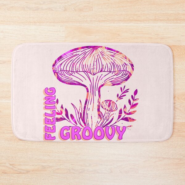 Item preview, Copy of “Feeling Groovy” Pink & Orange Psychedelic Mushroom designed and sold by MptR.