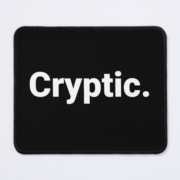Item preview, Cryptic. designed and sold by Text-based T-Shirts and Gifts.