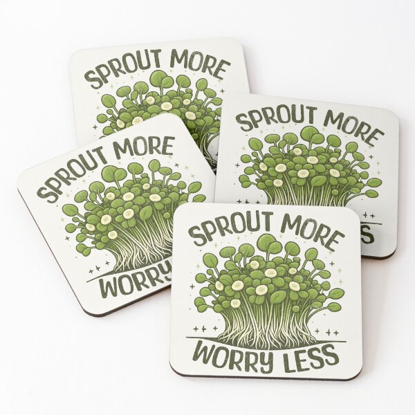 Item preview, Microgreens - Sprout More Worry Less designed and sold by Beanster-nl.