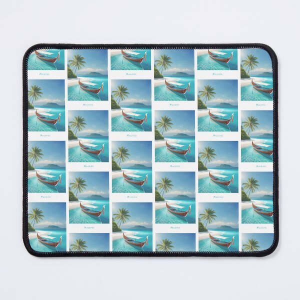 Item preview, Vintage Maldives Travel Poster - Minimalist Retro Design for Travel Lovers designed and sold by pod24.