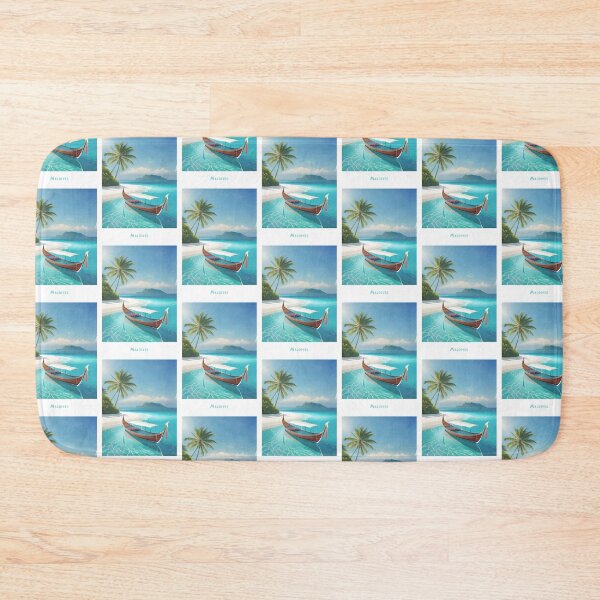Item preview, Vintage Maldives Travel Poster - Minimalist Retro Design for Travel Lovers designed and sold by pod24.