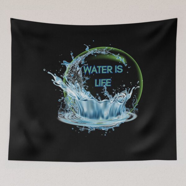 Item preview, WATER IS LIFE designed and sold by stickersrafisa.