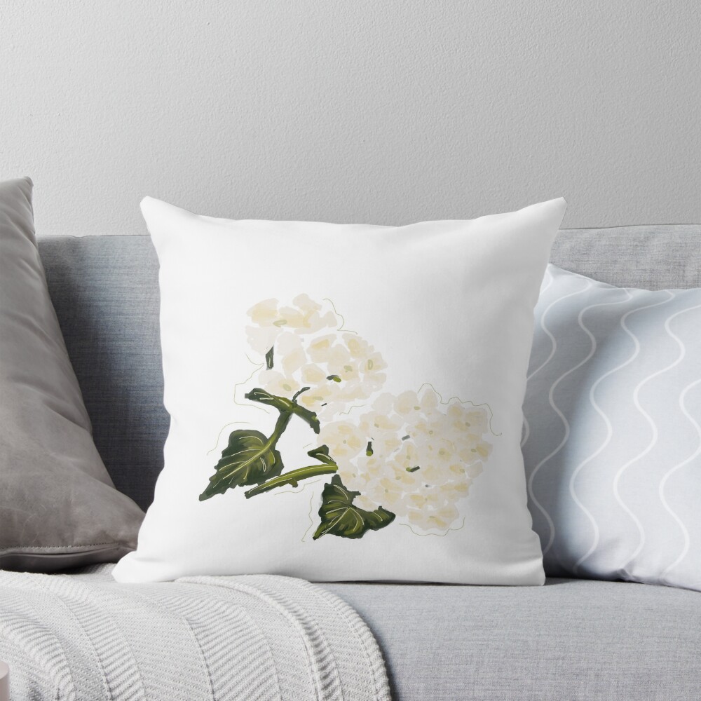 Item preview, Throw Pillow designed and sold by Brushedscript.