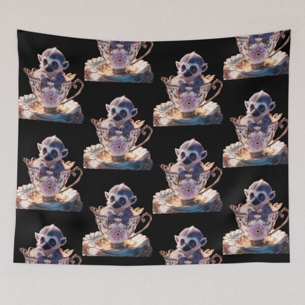 Item preview, Teacup lemur designed and sold by Darcie Smith.