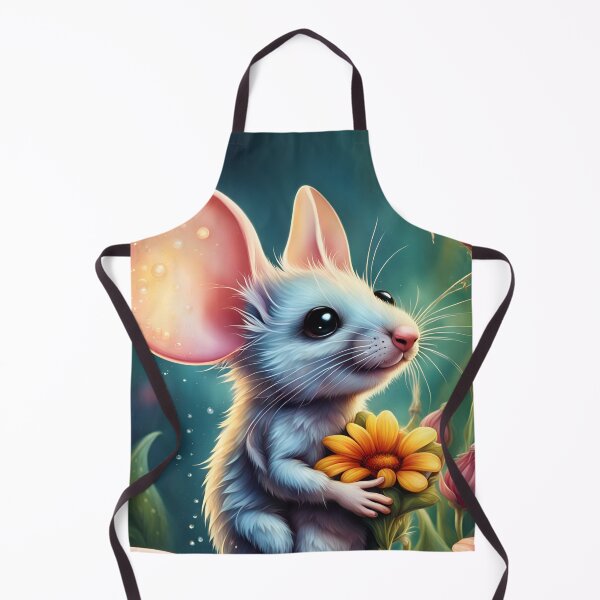 Item preview, Mouse with flower designed and sold by dedoma.