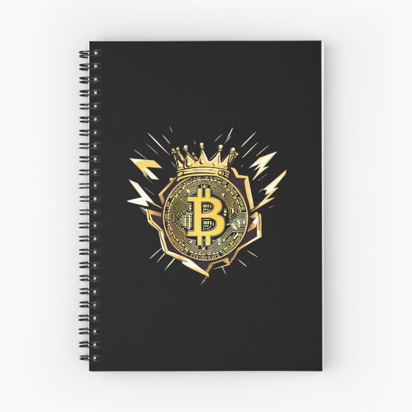 Artikelvorschau, King Bitcoin mit Blitzen entworfen und verkauft von Patric Wurzer.