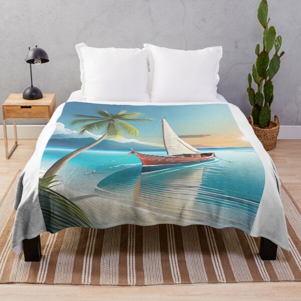 Item preview, Vintage Travel Poster - Minimalist Retro Maldives Design designed and sold by pod24.