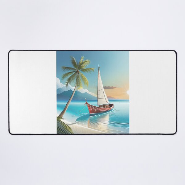 Item preview, Vintage Travel Poster - Minimalist Retro Maldives Design designed and sold by pod24.