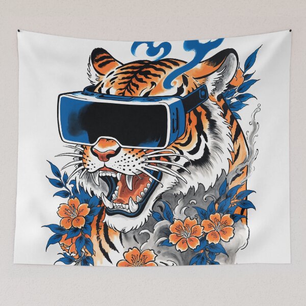 Artikelvorschau, Tiger in VR entworfen und verkauft von robertfarkas.