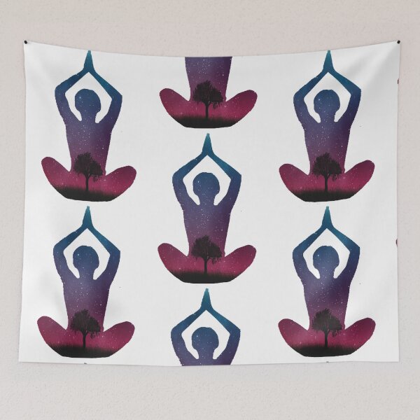 Item preview, Parvatasana Yoga_Seated Mountain Pose designed and sold by GoldyMaster07.