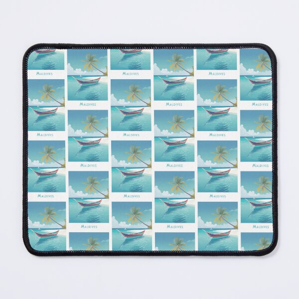 Item preview, Vintage Maldives Travel Poster - Minimalist Retro Design designed and sold by pod24.