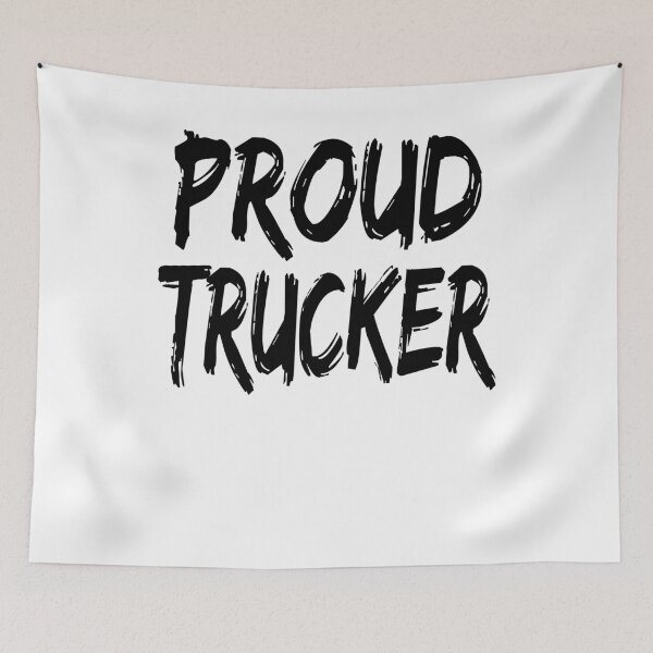 Item preview, Proud Trucker designed and sold by GoJobs.
