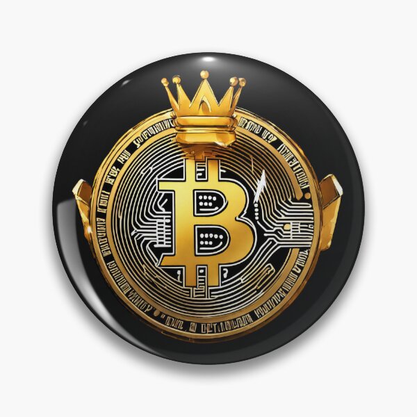 Item preview, King Bitcoin - Cool Bitcoin Logo designed and sold by Patric Wurzer.