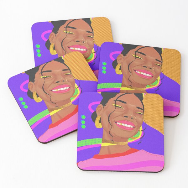 Item preview,  Afro girl with grillz designed and sold by PauletteArt.