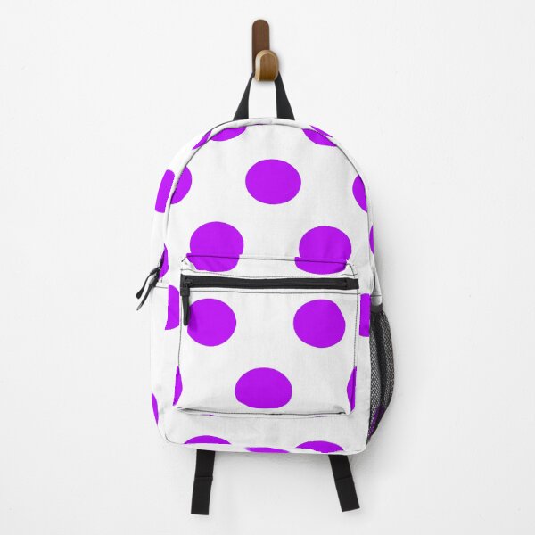 Item preview, Large HOT PURPLE & WHITE POLKA DOTS designed and sold by RachelMacht.