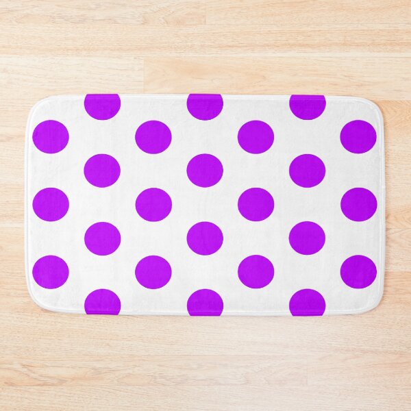 Item preview, Large HOT PURPLE & WHITE POLKA DOTS designed and sold by RachelMacht.