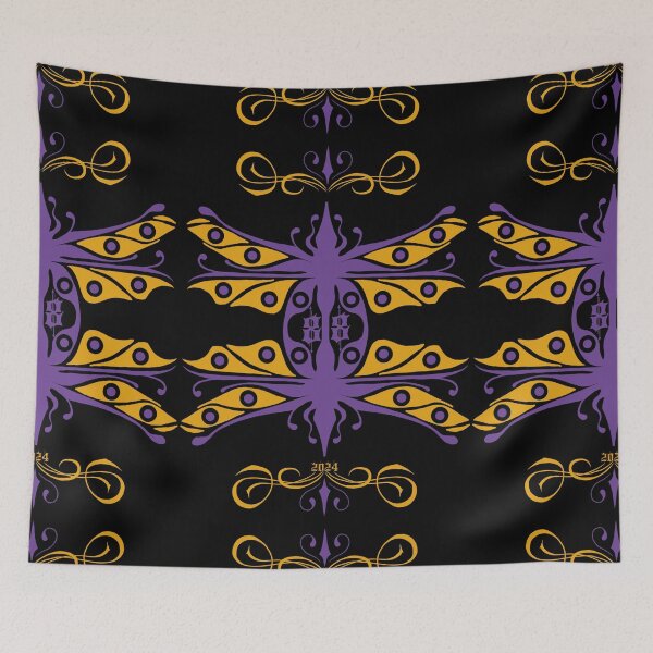 Item preview,   Dragonfly mating,purple and yellow designed and sold by Dugleidy  Santos.
