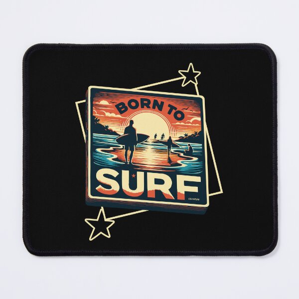 Item preview, Born to surf designed and sold by Graffik-Peeps.